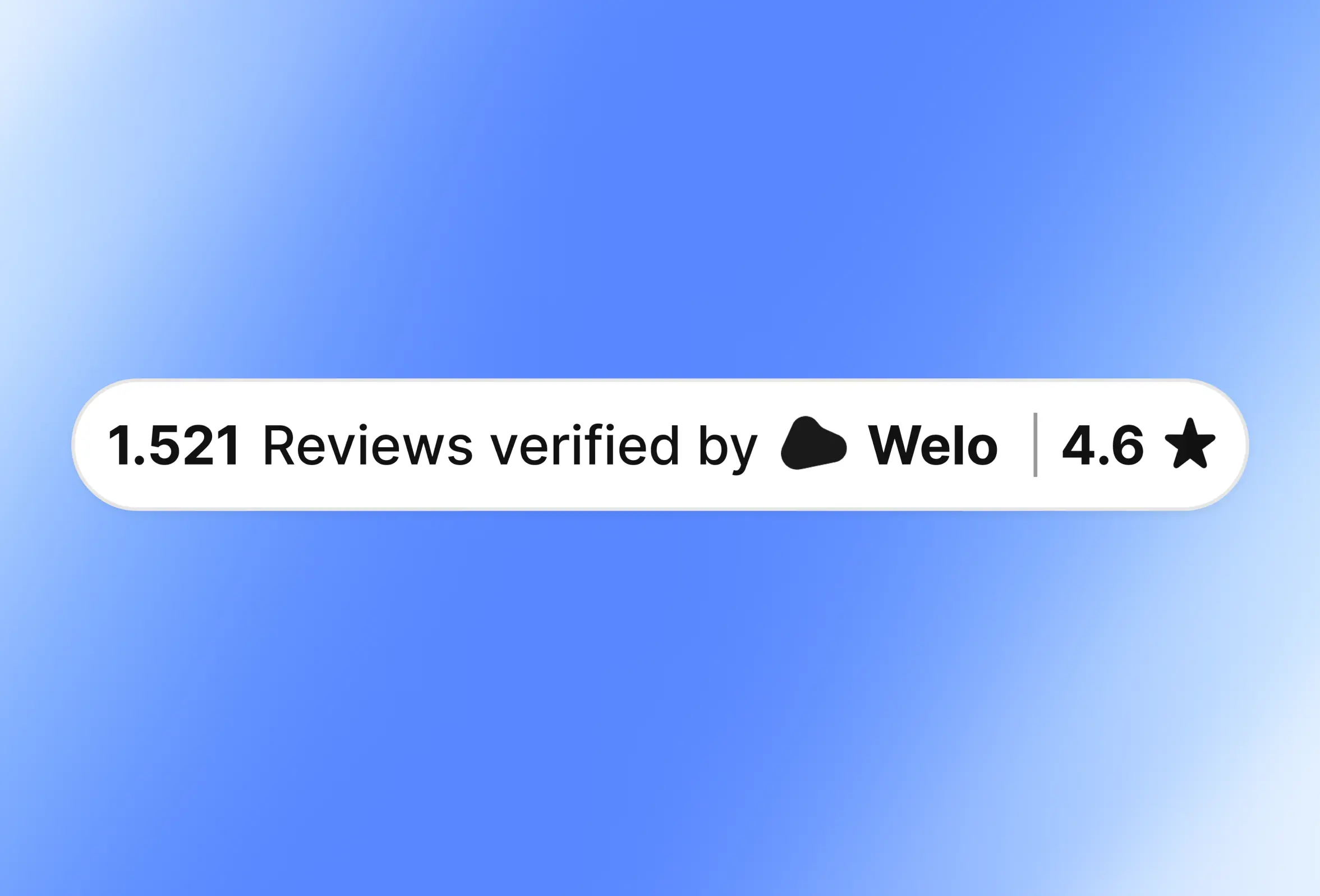 New Welo widget